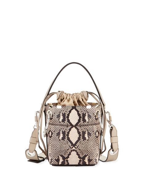 chloe roy mini bucket python|Chloe Roy Mini Python.